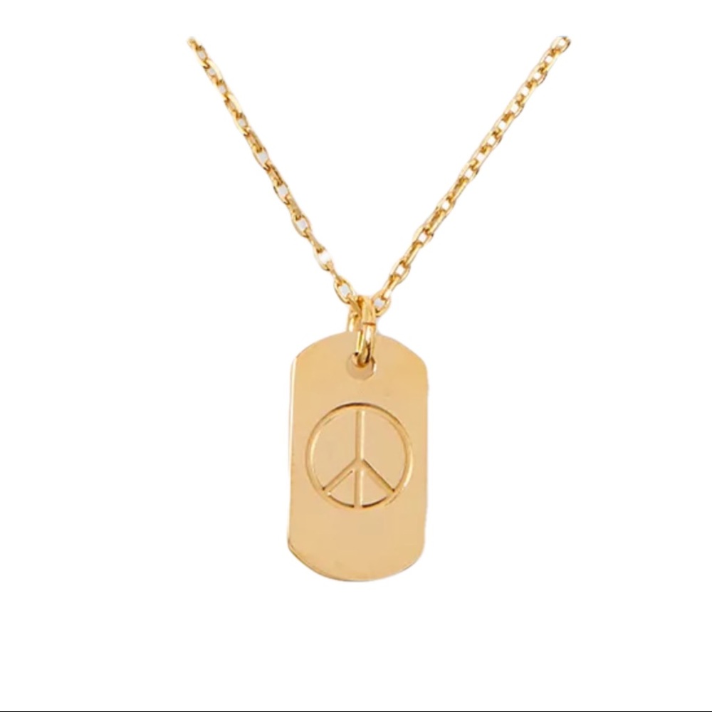 Kate Spade Peace Sign Pendant Necklace